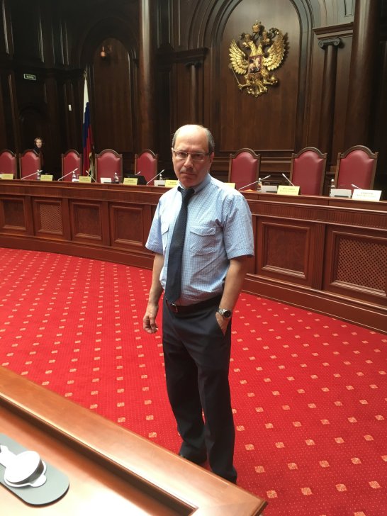 Илья Шаблинский в Конституционном суде / Фото из архива Шаблинского